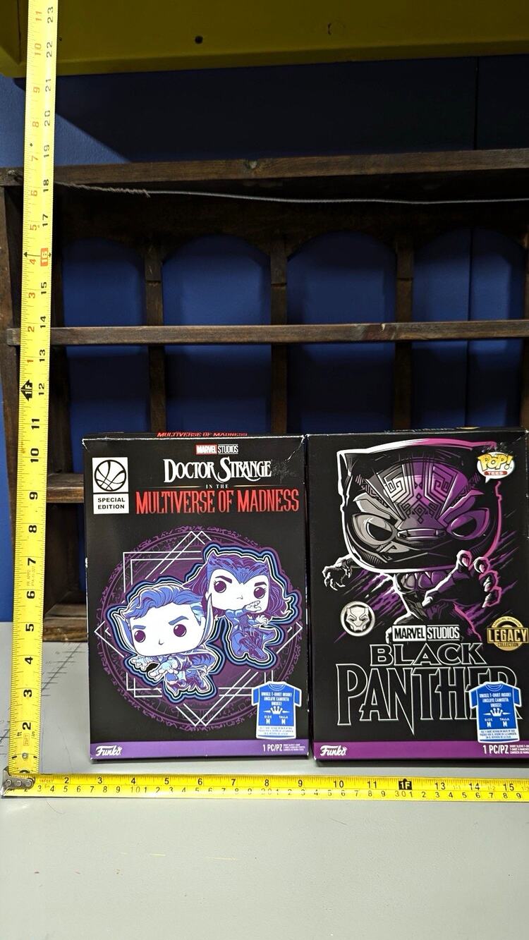 Funko Pop! Tees Marvel Legacy Collection Doctor Strange & Black Panther 2-Pack